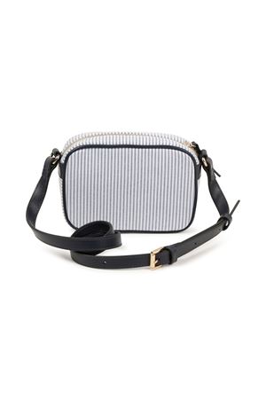 Borsa a spalla in cotone blu navy CHLOÉ KIDS | C20428859